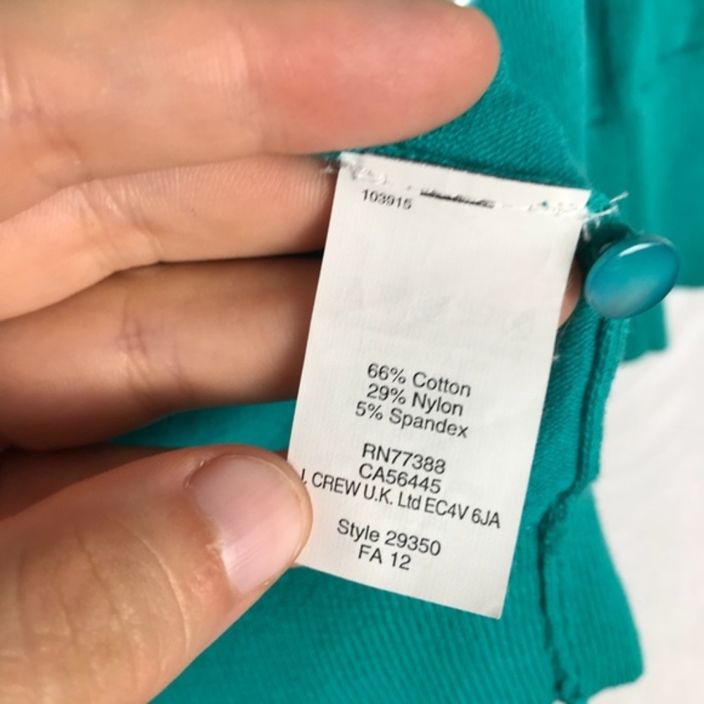 J. CREW cotton Jackie cardigan sweater AH21 - Picture 6 of 6